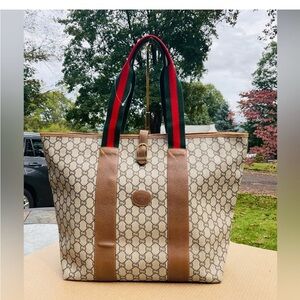 SIGNATURE GUCCI LARGE TOTE AUTHENTIC